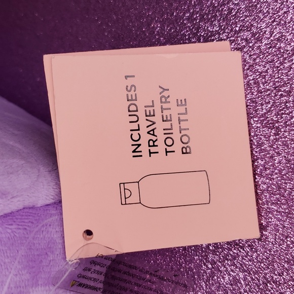 🎉HP🎉Juicy Couture 💜NWT💜 Lavender Purple Velour Cosmetic Bag!💜💜💜 - Picture 10 of 13